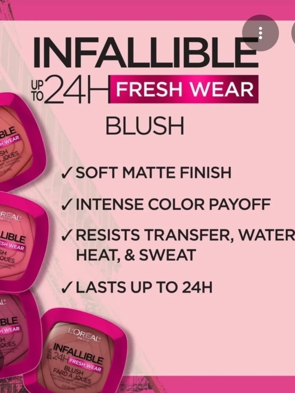 L'Oreal Infallible Fresh Wear Blush & Elf Halo Glow Highlighter Bundle